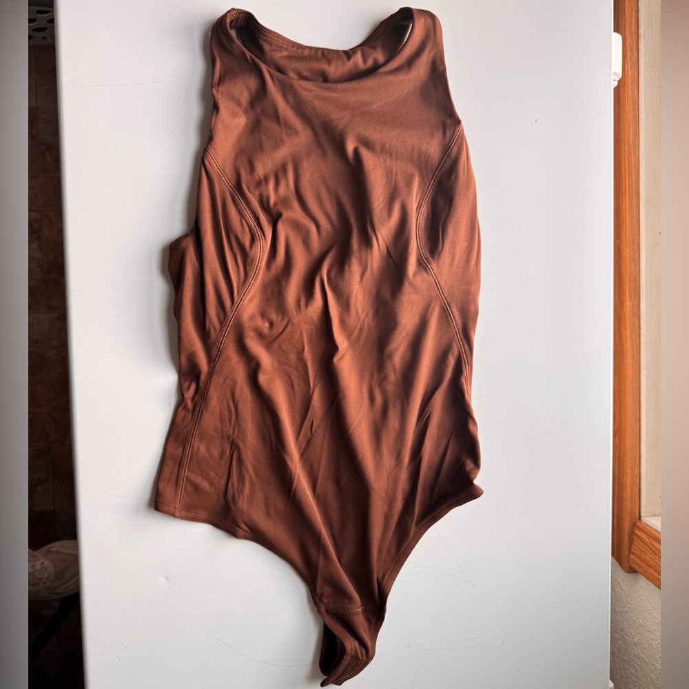 Lululemon Brown Sleeveless Bodysuit